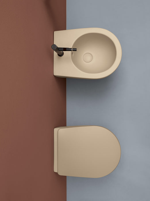 Vas WC Stativ AXA Piccola Eva – Sahara Matt cu Capac Soft Close