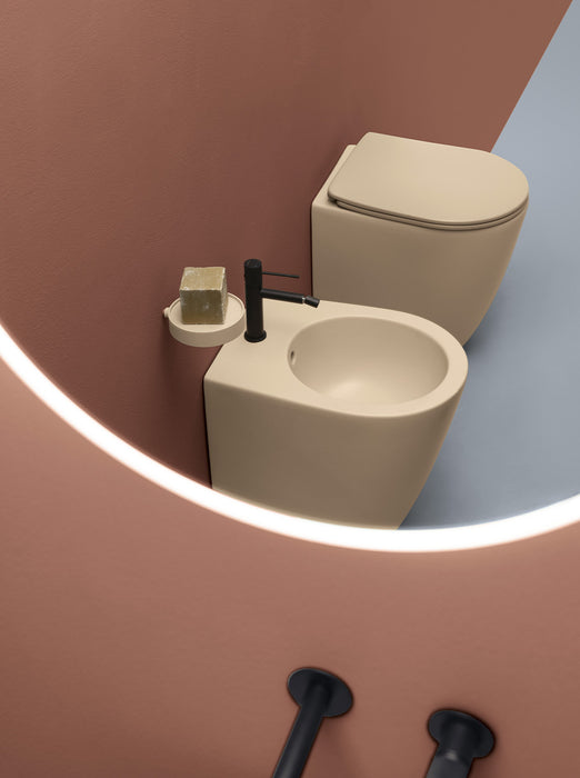 Vas WC Stativ AXA Piccola Eva – Sahara Matt cu Capac Soft Close