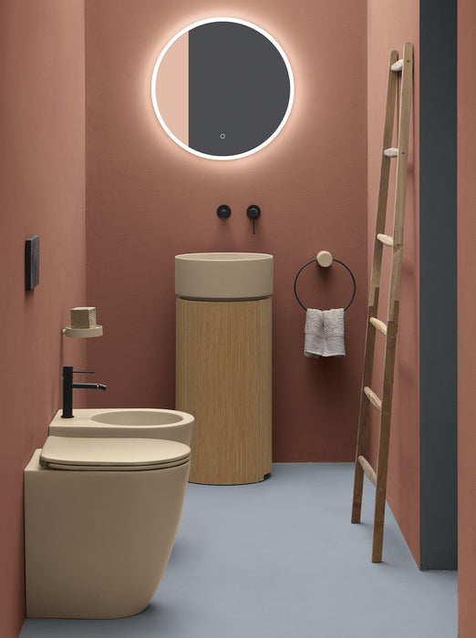 Vas WC Stativ AXA Piccola Eva – Sahara Matt cu Capac Soft Close