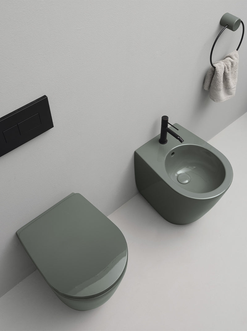 Vas WC Stativ Piccola Eva AXA 36×47 cm – Lago Lucido | Capac Soft Close