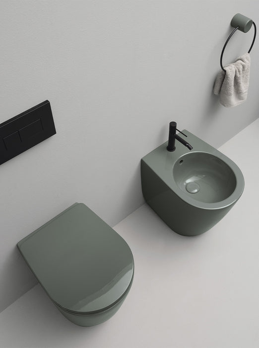 Vas WC Stativ Piccola Eva AXA 36×47 cm – Lago Lucido | Capac Soft Close