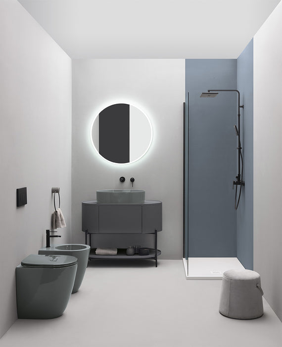 Vas WC Stativ Piccola Eva AXA 36×47 cm – Lago Lucido | Capac Soft Close