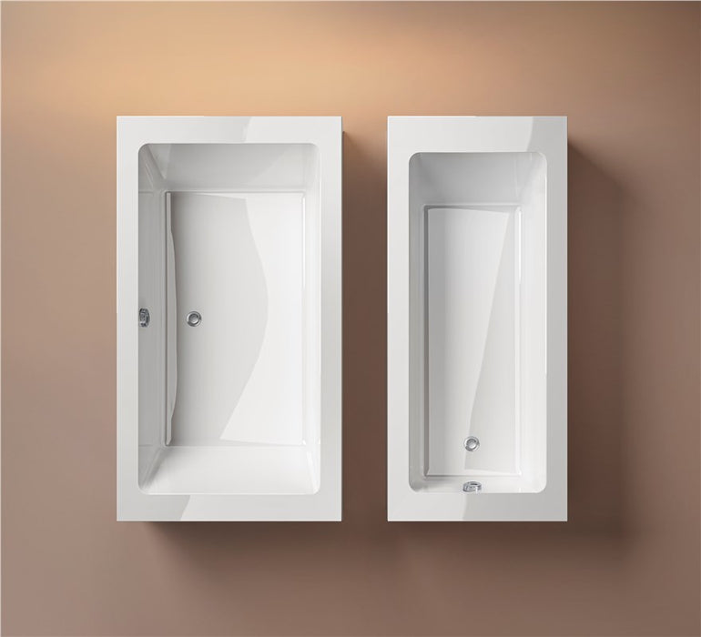 Cadă cu Hidromasaj Quadra 170x70x65cm - Design Modern Italian Treesse