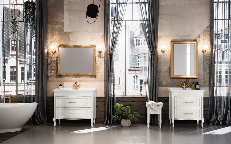 Mobilier baie clasic Rachele 90 cm, lemn masiv – Eban Mobili