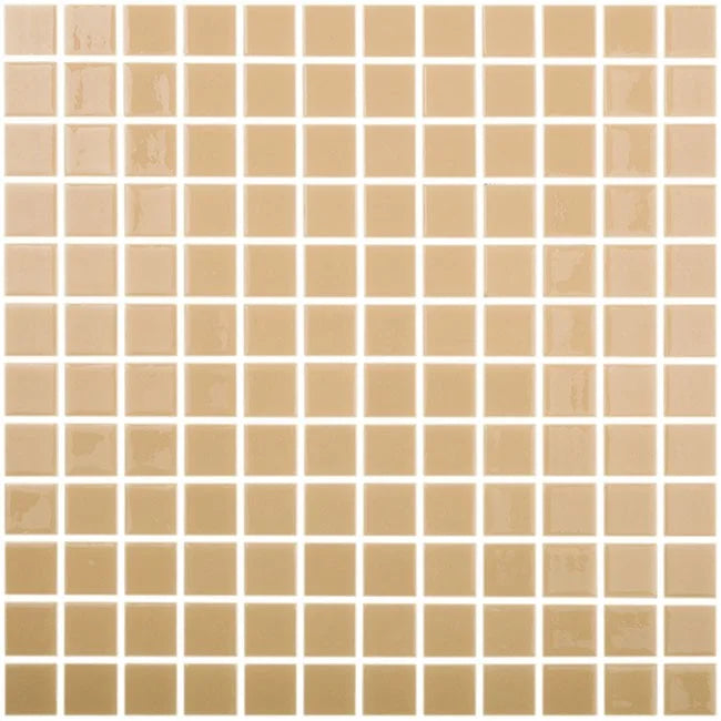 MOZAIC PE PLASA COLOR LISOS  25X25CM VIDREPUR MADE IN SPAIN
