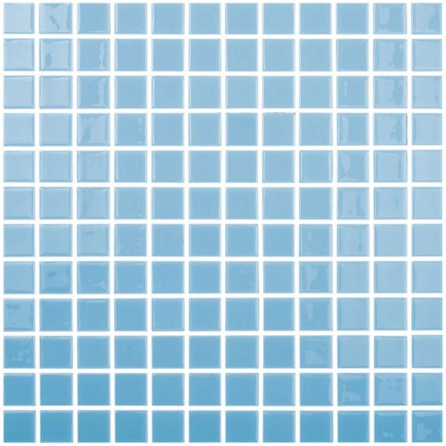 MOZAIC PE PLASA COLOR LISOS  25X25CM VIDREPUR MADE IN SPAIN