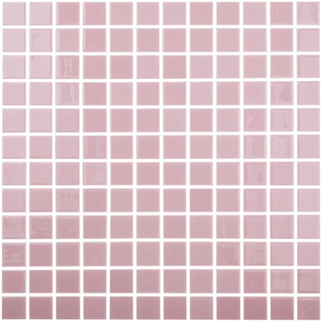 MOZAIC PE PLASA COLOR LISOS  25X25CM VIDREPUR MADE IN SPAIN
