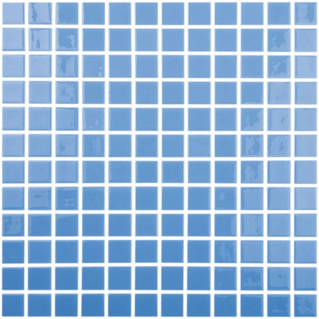 MOZAIC PE PLASA COLOR LISOS  25X25CM VIDREPUR MADE IN SPAIN