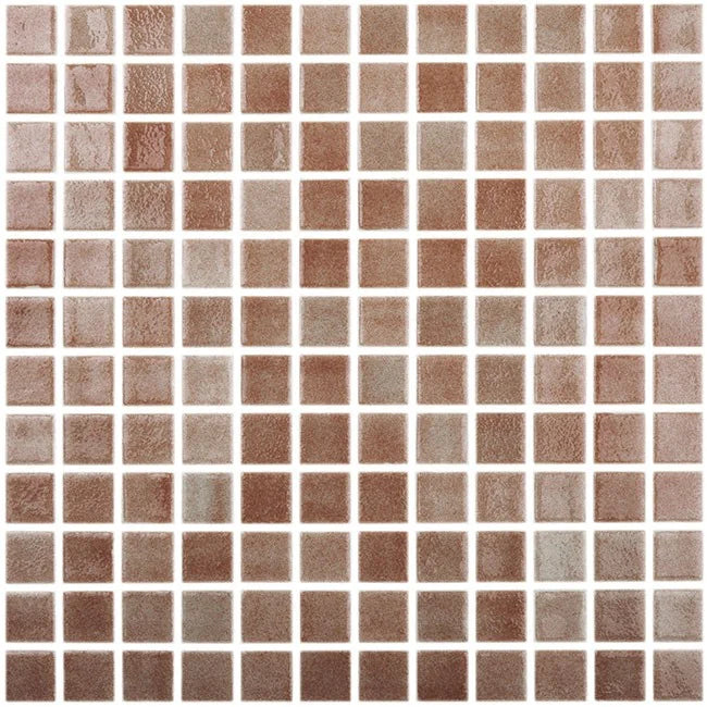 MOZAIC PE PLASA COLOR NIEBLAS 25X25CM VIDREPUR MADE IN SPAIN