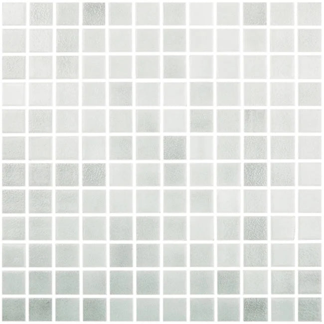 MOZAIC PE PLASA COLOR NIEBLAS 25X25CM VIDREPUR MADE IN SPAIN
