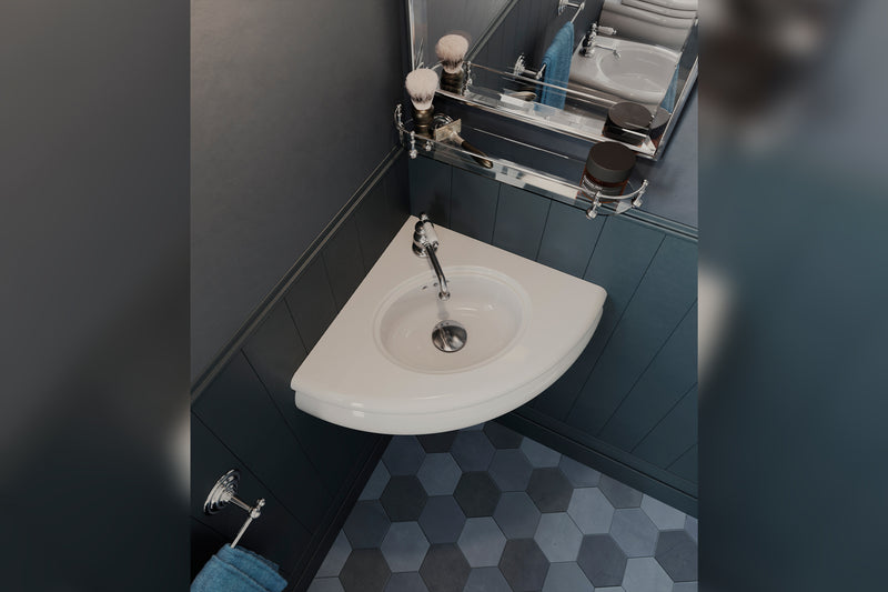 Lavoar Romantica de Colț România 46cm - Design Retro Casa Ta Italia