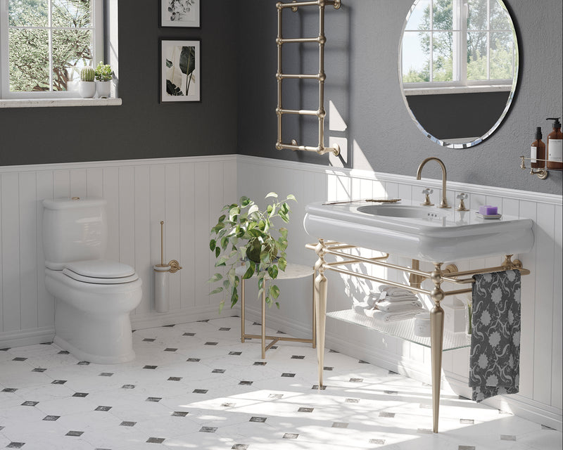 Lavoar Romantica Clasic România 100x56cm + Piedestal - Design Tradițional Casa Ta Italia