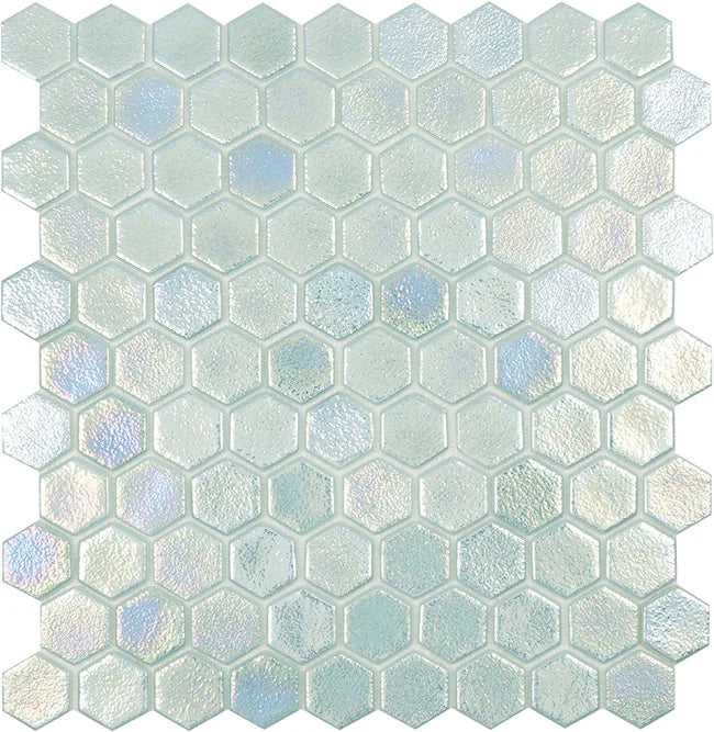 MOZAIC PE PLASA SHELL HEX  35X35CM VIDREPUR MADE IN SPAIN
