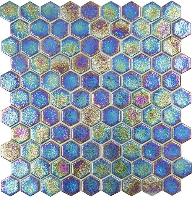 MOZAIC PE PLASA SHELL HEX  35X35CM VIDREPUR MADE IN SPAIN