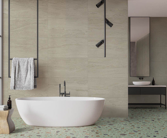 Gresie și faianță porțelanată Pebble Green 60 × 60 cm, natural – Aparici