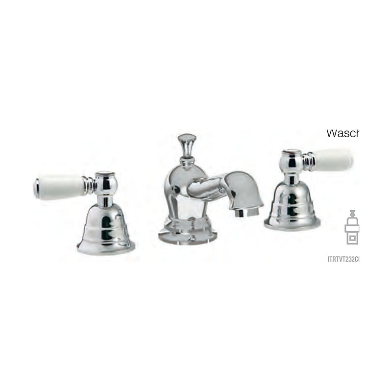 Baterie lavoar Old Italy 3 găuri Treemme – pârghie ceramică