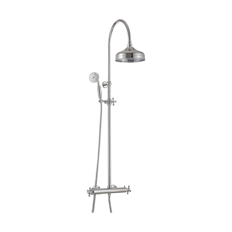 Coloană de duș termostatică Old Italy Treemme – mâner cruce