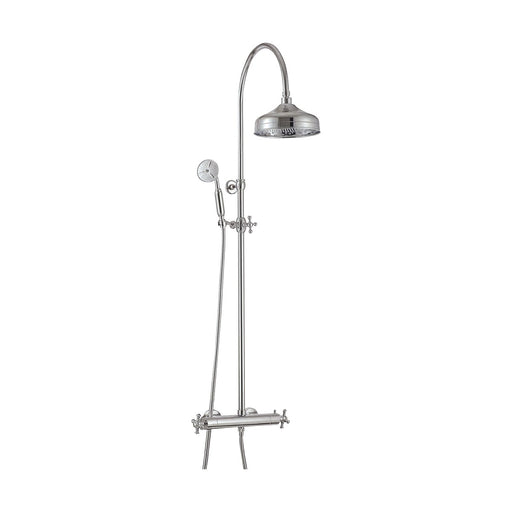 Coloană de duș termostatică Old Italy Treemme – mâner cruce