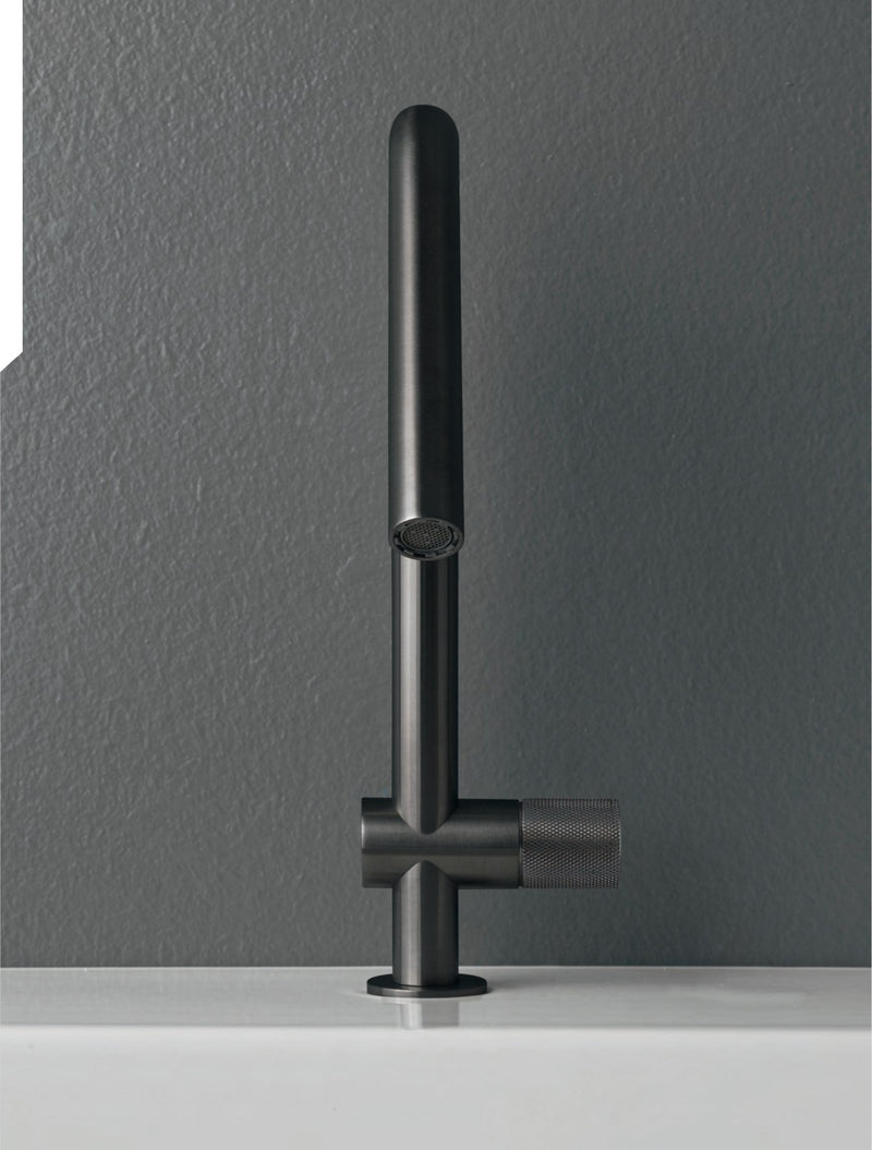 Baterie lavoar 22mm din inox, monocomandă – Treemme, imagine de ambianță