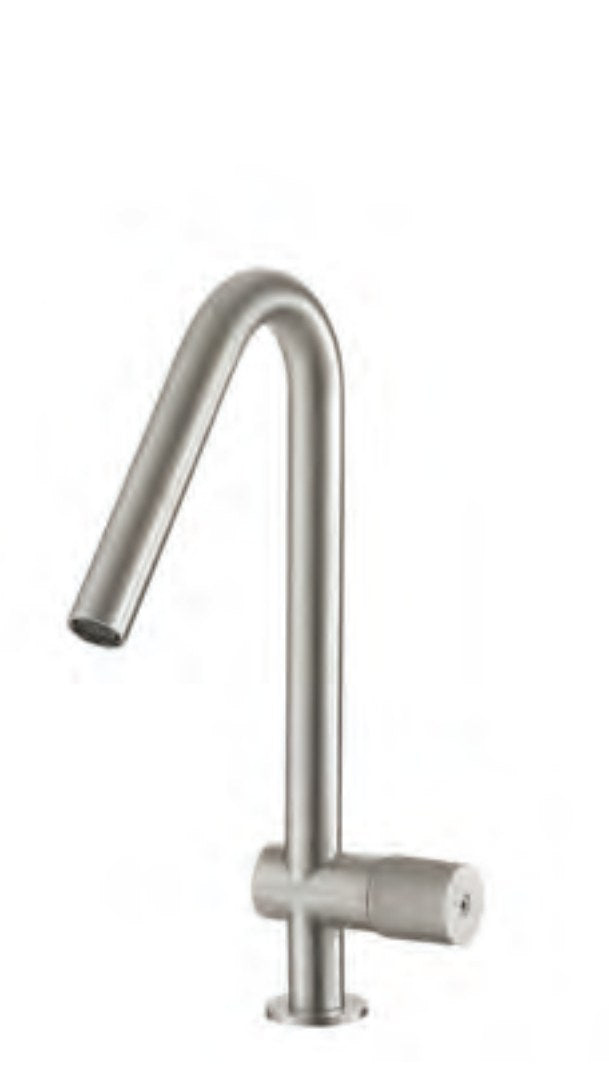 Baterie lavoar 22mm din inox, monocomandă Treemme