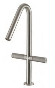 Baterie lavoar 22mm din inox, cu două mânere în cruce Treemme