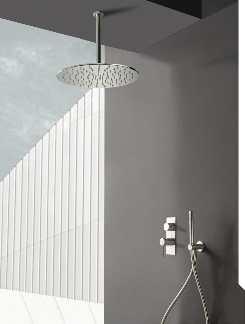 Baterie de duș 40mm încastrată, cu comutator 2 sau 3 ieșiri – Treemme, imagine de ambianță