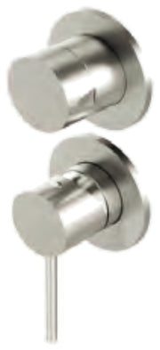 Baterie de duș 40mm încastrată, cu comutator 2 sau 3 ieșiri Treemme