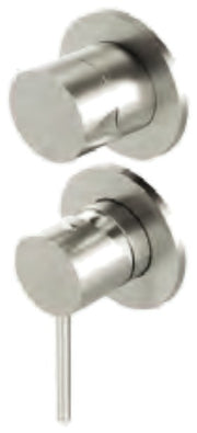 Baterie de duș 40mm încastrată, cu comutator 2 sau 3 ieșiri Treemme