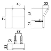 Desen tehnic cu cote – Cuier 5mm din inox