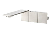 Baterie lavoar 5mm încastrată, cu două mânere Treemme