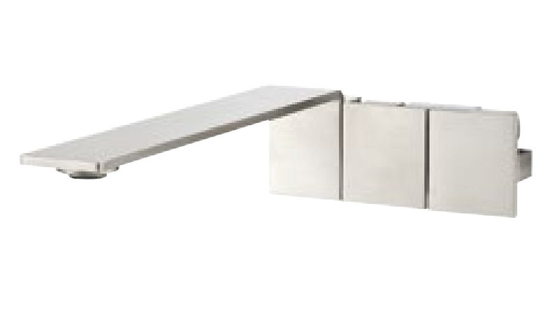 Baterie lavoar 5mm încastrată, cu două mânere Treemme