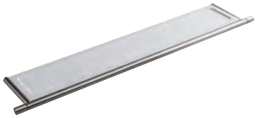Etajeră 40mm din inox, cu blat din sticlă Treemme