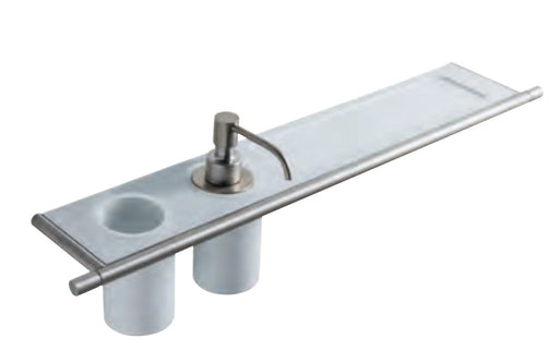 Suport de perete 40mm din inox pentru pahar și dozator Treemme