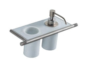 Suport de perete 22mm din inox pentru pahar și dozator Treemme