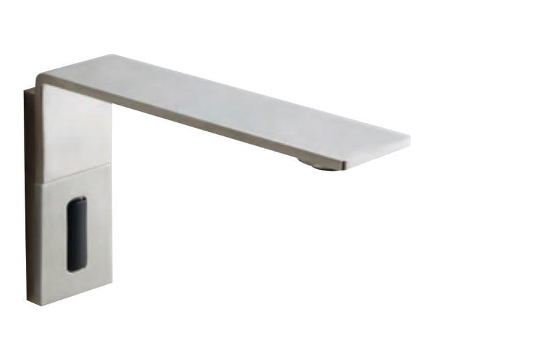 Baterie lavoar electronică de perete din inox, cu senzor Treemme