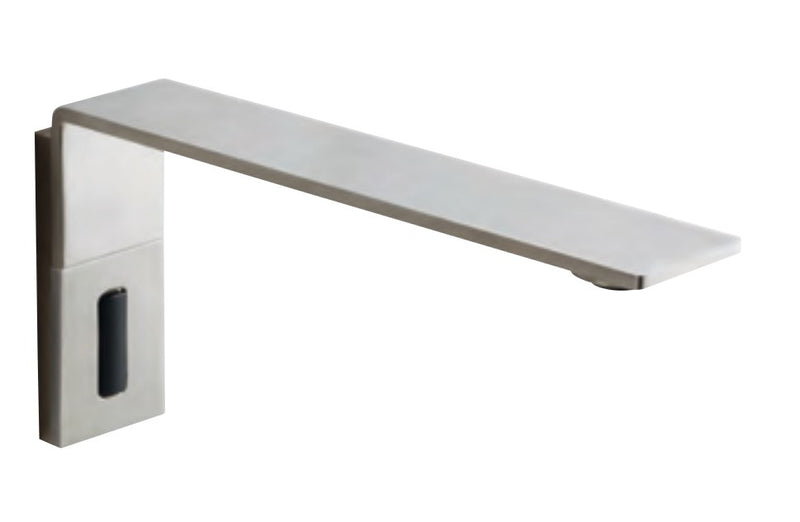 Baterie lavoar electronică de perete din inox, cu senzor Treemme