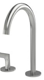 Baterie lavoar Flou din inox, cu două mânere Treemme