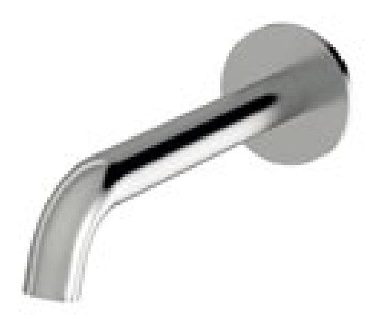 Pipă Flou din inox pentru lavoar sau cadă Treemme