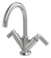 Baterie lavoar Fly din inox, cu două mânere Treemme