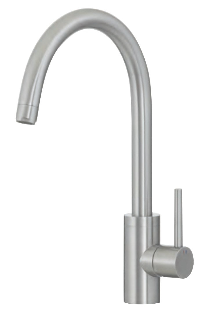 Baterie de bucătărie 40mm din inox, monocomandă Treemme