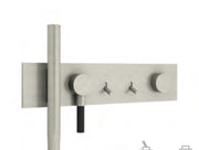 Baterie de duș încastrată Watt din inox cu duș de mână integrat Treemme
