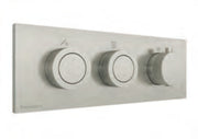 Baterie de duș încastrată W-Smart din inox, 2 sau 3 ieșiri Treemme
