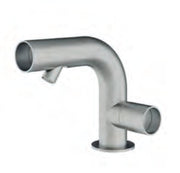 Baterie bideu WaterTube din inox, monocomandă Treemme