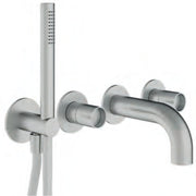 Baterie cadă-duș WaterTube încastrată, cu duș de mână Treemme