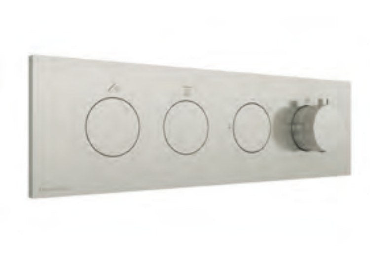 Termostat de duș încastrat W-Touch din inox cu butoane, 2–5 ieșiri Treemme