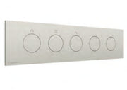 Baterie de duș încastrată W-Touch din inox cu butoane, 2–5 ieșiri Treemme