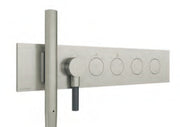 Baterie de duș încastrată W-Touch din inox cu duș de mână integrat Treemme