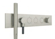 Baterie de duș încastrată W-Touch din inox cu duș de mână integrat Treemme