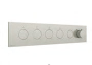 Termostat de duș încastrat W-Touch din inox cu butoane, 2–5 ieșiri Treemme