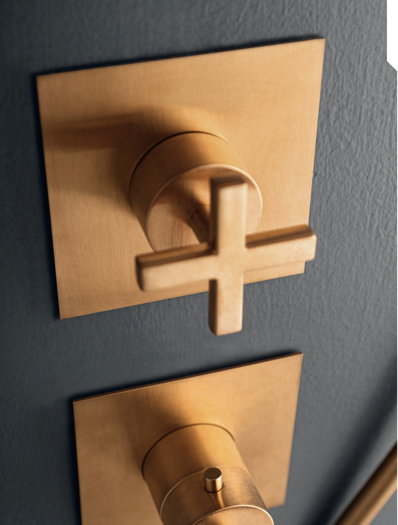 Baterie duș termostatică Line încastrată, de la 1 la 6 ieșiri – Treemme, imagine de ambianță